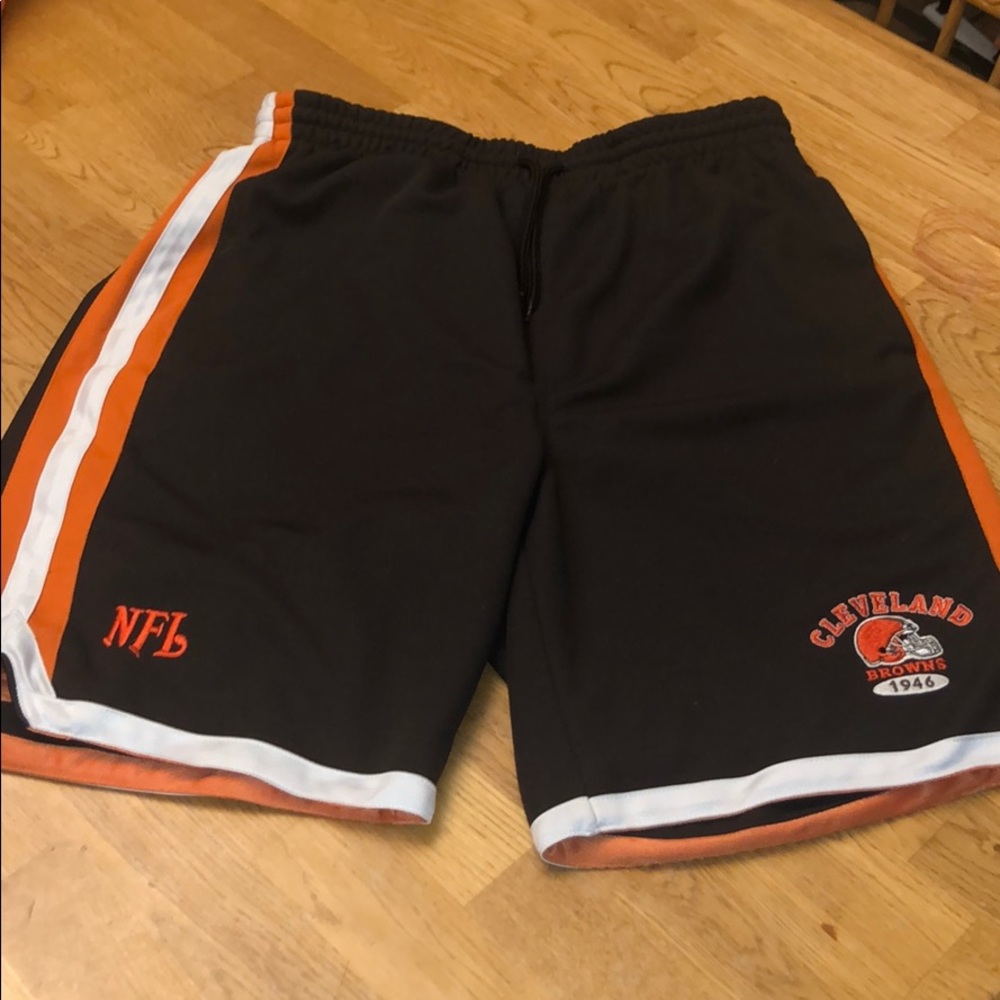 Vintage Cleveland Browns Reversible Shorts Large